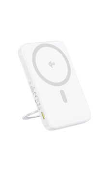 Baseus Picogo Qi2 Magsafe 5000 Mah 20w Powerbank Stand Özellikli + Type C To C Kablo - Beyaz Baseus Picogo Qi2 Magsafe 5000 Mah 20w Powerbank Stand Özellikli + Type C To C Kablo - Beyaz