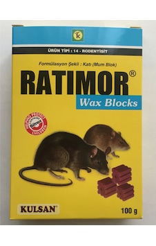 Ratimor Wax Blok Fare Zehiri 100 G Ratimor Wax Blok Fare Zehiri 100 G
