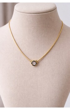 İtalyan Zincir Zirkon Taşlı Gold Kolye Altın Altın İtalyan Zincir Zirkon Taşlı Gold Kolye Altın Altın