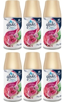 Glade Otomatik Sprey Oda Parfümü Bahar Kokuları Meyve ve Çiçek Buketi 6 x 269 ML Glade Otomatik Sprey Oda Parfümü Bahar Kokuları Meyve ve Çiçek Buketi 6 x 269 ML