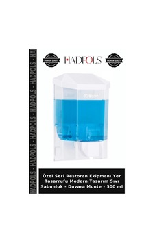 Özel Seri Restoran Ekipmanı Yer Tasarrufu Modern Tasarım Sıvı Sabunluk - Duvara Monte - 500 Ml Şeffaf - Beyaz Özel Seri Restoran Ekipmanı Yer Tasarrufu Modern Tasarım Sıvı Sabunluk - Duvara Monte - 500 Ml Şeffaf - Beyaz