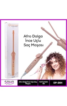 Pratik Afro Dalga İnce Uçlu Saç Maşası 1 Adet Standart Pratik Afro Dalga İnce Uçlu Saç Maşası 1 Adet Standart