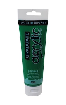 Daler Rowney 335 Graduate Akrilik Boya Emerald 120 ML Daler Rowney 335 Graduate Akrilik Boya Emerald 120 ML