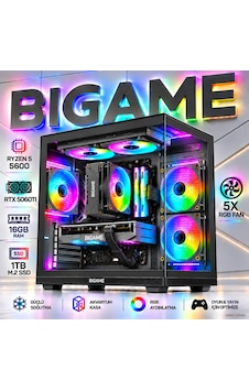 Bigame SCORPION-V7 R5-5600 16 GB 1 TB M2 SSD RTX5060Ti Free Dos Masaüstü Oyuncu Bilgisayarı Bigame SCORPION-V7 R5-5600 16 GB 1 TB M2 SSD RTX5060Ti Free Dos Masaüstü Oyuncu Bilgisayarı