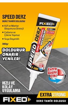 Sgs F-380 Fayans Mermer Seramik Derz Tamir Dolgusu 380 Gr Beyaz Sgs F-380 Fayans Mermer Seramik Derz Tamir Dolgusu 380 Gr Beyaz