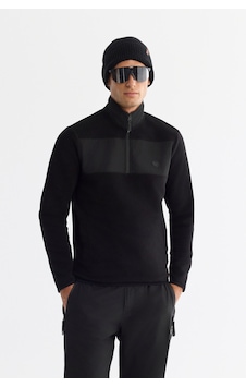 Avva Erkek Siyah Soğuğa Dayanıklı Fermuarlı Dik Yaka Polar Regular Fit Sweatshirt A42y1380 Avva Erkek Siyah Soğuğa Dayanıklı Fermuarlı Dik Yaka Polar Regular Fit Sweatshirt A42y1380