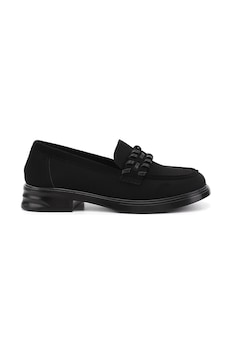 Gönderir Kadın Siyah Süet Loafer Ayakkabı Ddza87735801 Gönderir Kadın Siyah Süet Loafer Ayakkabı Ddza87735801