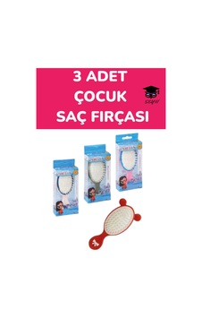 3 Adet Çocuk Saç Fırçası Cr-0728 3 Adet Çocuk Saç Fırçası Cr-0728