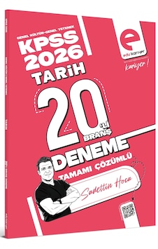 Edu Kariyer Sadettin Hoca 2026 Kpss Tarih 20'li Branş Deneme Tamamı Çözümlü Edu Kariyer Sadettin Hoca 2026 Kpss Tarih 20'li Branş Deneme Tamamı Çözümlü