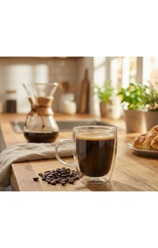 Paşabahçe Duplo Double Wall Çift Çidarlı 330 Cc Mug Kulplu Bardak Şeffaf Cam Paşabahçe Duplo Double Wall Çift Çidarlı 330 Cc Mug Kulplu Bardak Şeffaf Cam
