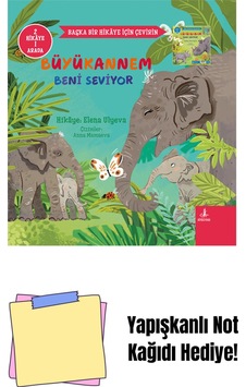 Büyükannem Beni Seviyor Ciltli - 2 Hikâye Bir Arada + Yapışkanlı Not Kağıdı
