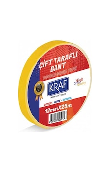 Kraf Çift Taraflı Bant 12MM x 25 M N11.286