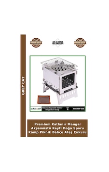 Premium Katlanır Mangal Akşamüstü Keyfi Doğa Sporu Kamp Piknik Bahçe Ateş Çukuru Belirtilmemiş Premium Katlanır Mangal Akşamüstü Keyfi Doğa Sporu Kamp Piknik Bahçe Ateş Çukuru Belirtilmemiş