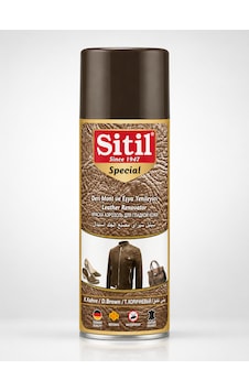 Sitil Deri Mont Ve Eşya Yenileyici Sprey Koyu Kahve 250 Ml Sitil Deri Mont Ve Eşya Yenileyici Sprey Koyu Kahve 250 Ml