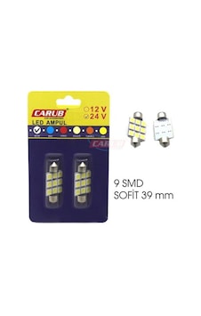 Carub Ampul 12v 9led Sofit Smd 39mm Beyaz