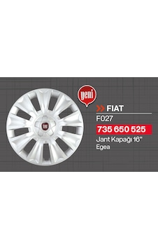 Fıat Egea Jant Kapağı -1 Adet Fıat Egea 16 Jant 735650525