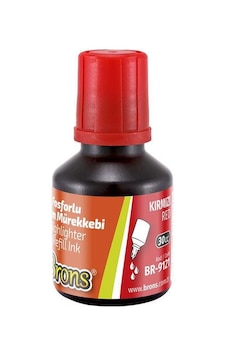 Brons Fosforlu Kalem Mürekkebi 30 Cc. Kırmızı Brons Fosforlu Kalem Mürekkebi 30 Cc. Kırmızı