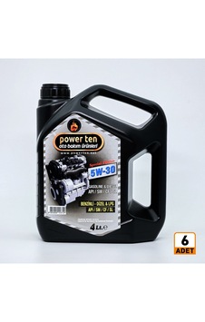 Power Ten 5w30 Motor Yağı 4 Litre 6 Adet 1 Koli Power Ten 5w30 Motor Yağı 4 Litre 6 Adet 1 Koli