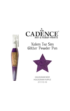 Kalem Toz Sim 211115-10 Hologram Mor 10Gr Kalem Toz Sim 211115-10 Hologram Mor 10Gr