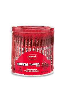 Kent Tofita Yumiyum Şeker Vişne Aromalı 6.7 G 120 Adet Kent Tofita Yumiyum Şeker Vişne Aromalı 6.7 G 120 Adet