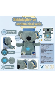 Nefes Alan Işıklı Ve Müzikli Uyku Arkadaşı Peluş Koala - Sakinleştirici Bebek Oyuncağı Lisinya Nefes Alan Işıklı Ve Müzikli Uyku Arkadaşı Peluş Koala - Sakinleştirici Bebek Oyuncağı Lisinya