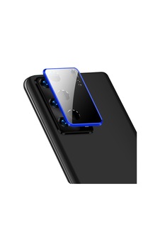Huawei P40 Kamera Koruma Cam+ Metal Lens full Set Birleşik Mavi