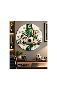 Futbol Temalı Duvar Saati 45 Cm Futbolcu Futbol Sahası Spor Kulübü Uv Baskı Sessiz Akar Mekanizma 945 Futbol Temalı Duvar Saati 45 Cm Futbolcu Futbol Sahası Spor Kulübü Uv Baskı Sessiz Akar Mekanizma 945