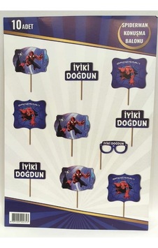 Delux Serisi Kutlama Ürünü Konsept Parti Dekoru Örümcek Adam Konuşma Balonu Çocuk Delux Serisi Kutlama Ürünü Konsept Parti Dekoru Örümcek Adam Konuşma Balonu Çocuk