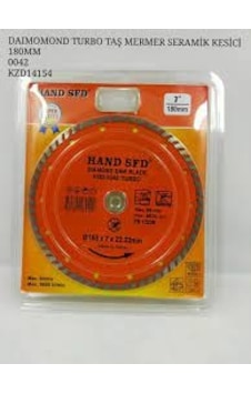 Hand Sfd 180Lik Turbo Elmas Kesici