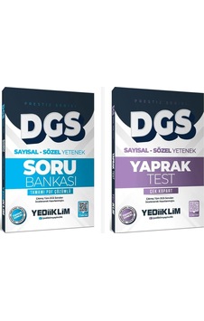 Dgs Prestij Çözümlü Soru Bankası Ve Yaprak Test Seti 2 Kitap Yedi