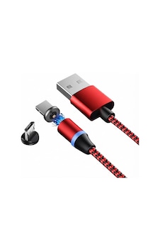 Şarj Kablosu Manyetik Örgülü Micro Usb Şarj Kablosu Manyetik Örgülü Micro Usb