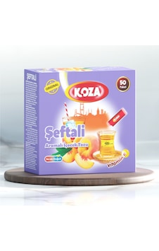 Koza Tek İçimlik Şeftali Aromalı Toz İçecek 50'li