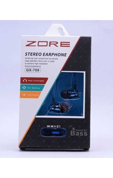 Zore GX-709 MP3 Stereo Kulak İçi Kulaklık Zore GX-709 MP3 Stereo Kulak İçi Kulaklık