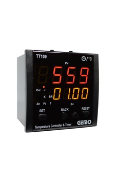 Gemo Tt109a-230vac-r ,96x96mm 110v..220vac Kontak-2a2k Zamanlı Isı Kontrol Gemo Tt109a-230vac-r ,96x96mm 110v..220vac Kontak-2a2k Zamanlı Isı Kontrol