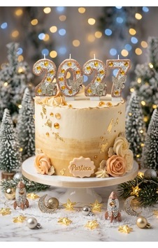2027 Yılbaşı Özel Gold Kelebek Detaylı Taşlı Rakam Pasta Mumu Seti Saremset 2027 Yılbaşı Özel Gold Kelebek Detaylı Taşlı Rakam Pasta Mumu Seti Saremset