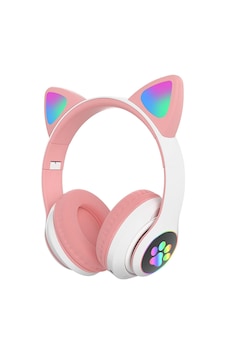 Led Işıklı Kedi Kulaklı Kablosuz Bluetooth Kulaklık Çocuklar İçin Katlanabilir, Derin Baslı H Belirtilmemiş Led Işıklı Kedi Kulaklı Kablosuz Bluetooth Kulaklık Çocuklar İçin Katlanabilir, Derin Baslı H Belirtilmemiş