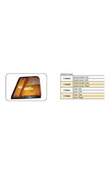 Dodge As700 Sinyal Lamba Sol Dodge As700 Sinyal Lamba Sol