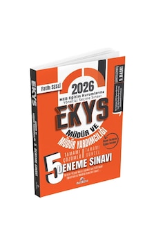 Dizgi Kitap 2026 Meb Ekys Müdür Ve Müdür Yardımcılığı 5 Deneme Çözümlü 5. Baskı