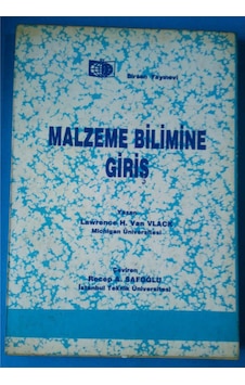 Malzeme Bilimine Giriş 1990 Yılı Basım