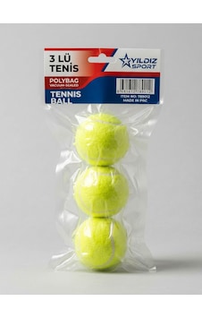 Yıldız Sport 3 Lü Paket Tenis Topu Seti - Yüksek Performanslı Antrenman Tenis Topu Yıldız Sport 3 Lü Paket Tenis Topu Seti - Yüksek Performanslı Antrenman Tenis Topu
