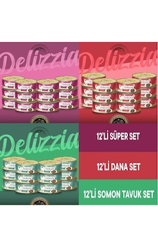 Reflex Plus Delizzia Yetişkin Kedi Maması 36 Lı Karışık Set Reflex Plus Delizzia Yetişkin Kedi Maması 36 Lı Karışık Set