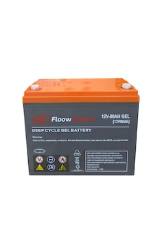 Floow Energy 12v 80ah Jel Akü Bakımsız Derin Deşarj 2026 Üretim