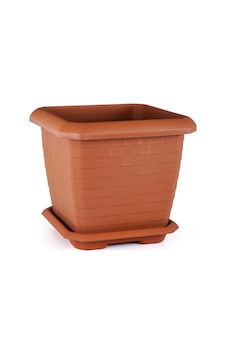 Ucuzzavm Hisar Kare Saksı 25,5 Lt Kiremit Ucuzzavm Hisar Kare Saksı 25,5 Lt Kiremit