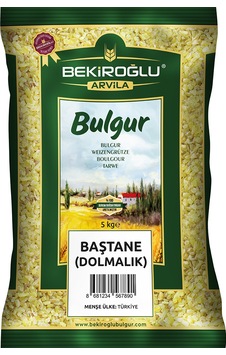 Bekiroğlu Arvila Baştane Dolmalık Bulgur 5 KG Bekiroğlu Arvila Baştane Dolmalık Bulgur 5 KG