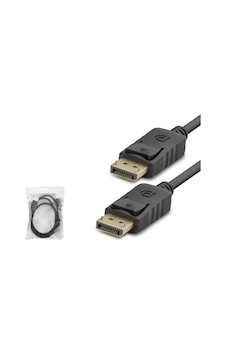 Büro Ev Ofis Cihazları İçin 180cm Siyah 8k 60hz Displayport Kablo