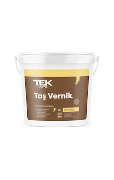 Tek Boya Su Bazlı Taş Vernik 2,5l Şeffaf Renk 2.5 L Tek Boya Su Bazlı Taş Vernik 2,5l Şeffaf Renk 2.5 L