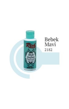 Mey İthalat Rich Multi Surface 2182 Bebek Mavi Akrilik Boya 120 Cc Diğer Mey İthalat Rich Multi Surface 2182 Bebek Mavi Akrilik Boya 120 Cc Diğer