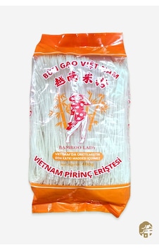 Bamboo Lady Vietnam Pirinç Eriştesi 0.8 MM Vietnamese Rice Noodle 400 G Bamboo Lady Vietnam Pirinç Eriştesi 0.8 MM Vietnamese Rice Noodle 400 G