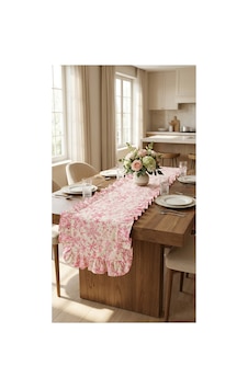 %100 Pamuk Özel Desenli Fırfırlı Runner 40x150 Pembe - 900648143 Pembe %100 Pamuk Özel Desenli Fırfırlı Runner 40x150 Pembe - 900648143 Pembe