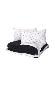 Welsoft Çift Kişilik Yorgan 195x215 Cm Çift Taraflı Ultra Yumuşak Silikon Dolgulu Siyah Siyah Welsoft Çift Kişilik Yorgan 195x215 Cm Çift Taraflı Ultra Yumuşak Silikon Dolgulu Siyah Siyah